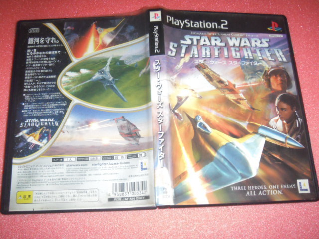 中古 傷有 PS2 スターウォーズ スターファイター 動作保証 同梱可_画像1