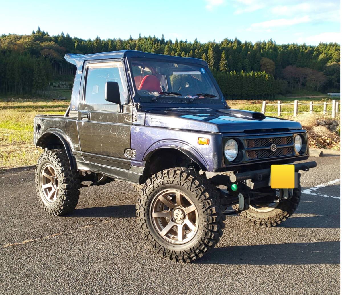 希少 JA11C改 幌車ベース ジムニー クロカン トライアル スノーアタックベースなどに リフトアップ スズキ 5MT _画像1