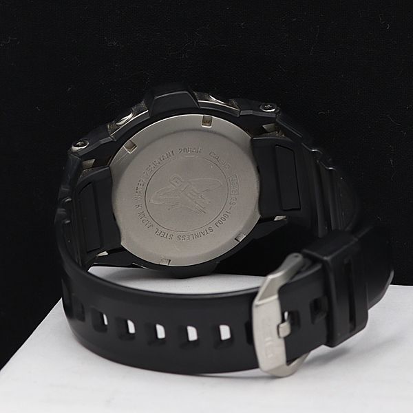 1円 稼働 良品 箱付 カシオ 電波ソーラー GS-1000J ジーショック デイト 黒系文字盤 メンズ腕時計 NBY 4286000YSD_画像4