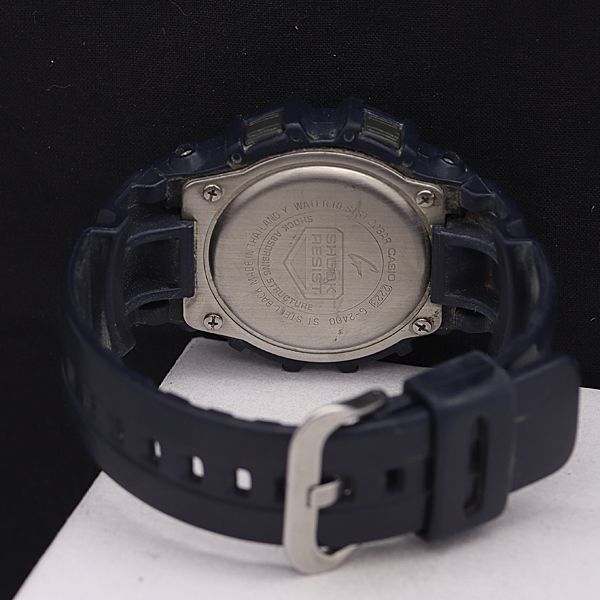 1円 稼働 良品 カシオ QZ G-2400 Gショック 200M デジタル文字盤 メンズ腕時計 APR 7883000NKG_画像4