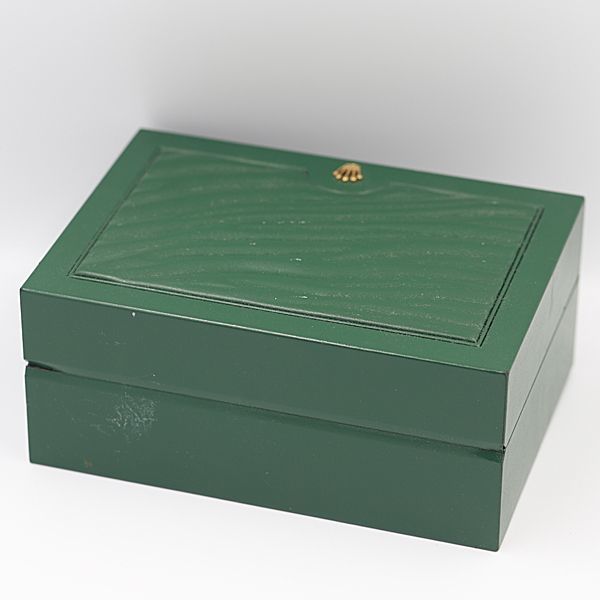 1円 良品 ロレックス 空箱 腕時計用 BOX 緑/グリーンOBK メンズ