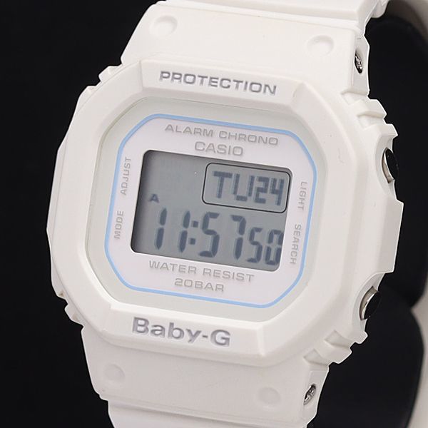 1円 稼働 良品 カシオ QZ BGD-560 ベビーG デジタル文字盤 スクエア レディース腕時計 NBY4286000SMD_画像1