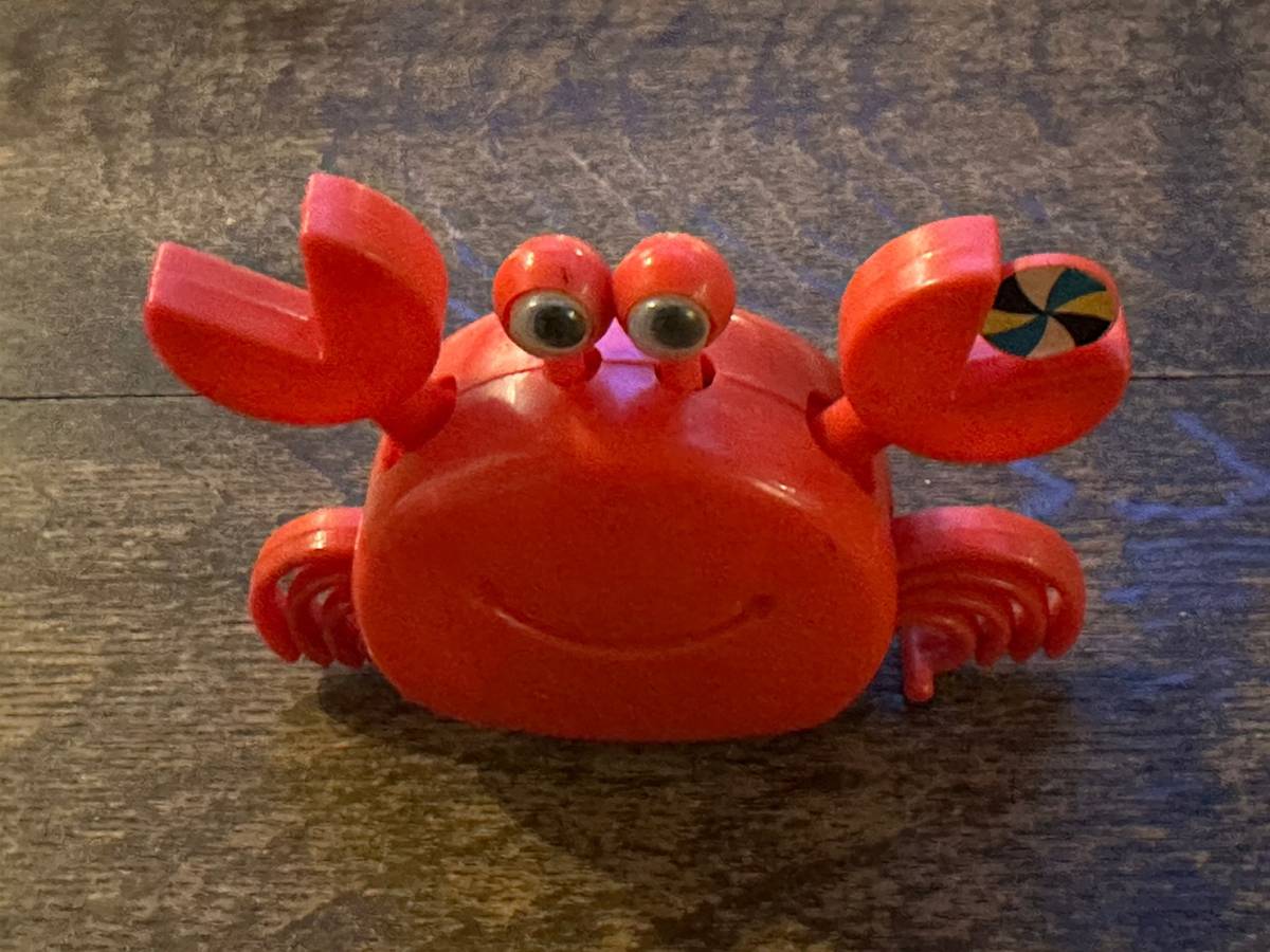  rare Showa Retro that time thing crab road comfort gift zen my just a little operation OK pretty. selling out!