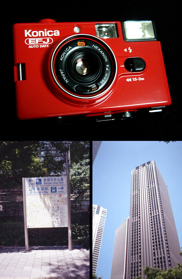 492661 撮影可 コニカ C35 EFJ 赤 konica efj red 昭和レトロ vintage camera from japan c35 ef フィルムカメラ カメラ トイカメラ