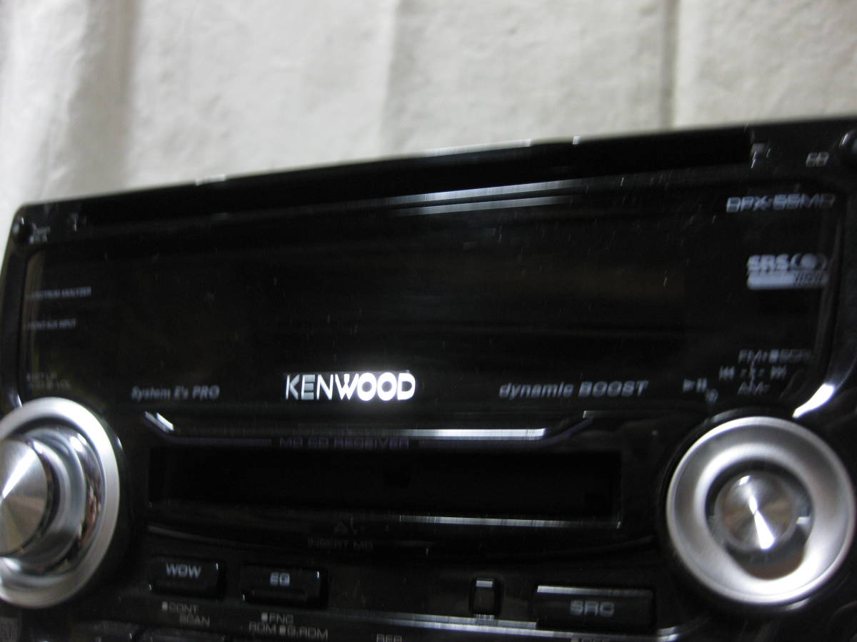 R-1996　KENWOOD　ケンウッド　DPX-55MD　MDLP　MDLP　2Dサイズ　CD&MDデッキ　補償付き_画像3