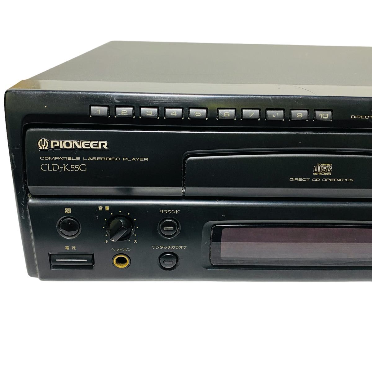 動作品】パイオニア Pioneer LD.CDプレーヤー CLD-K55G-