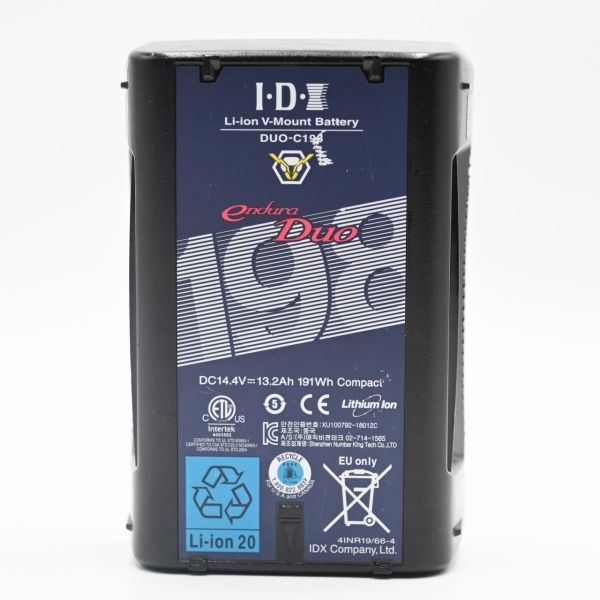 即納&大特価】 【極上品】IDX DUO-C198 Vマウントバッテリー #717