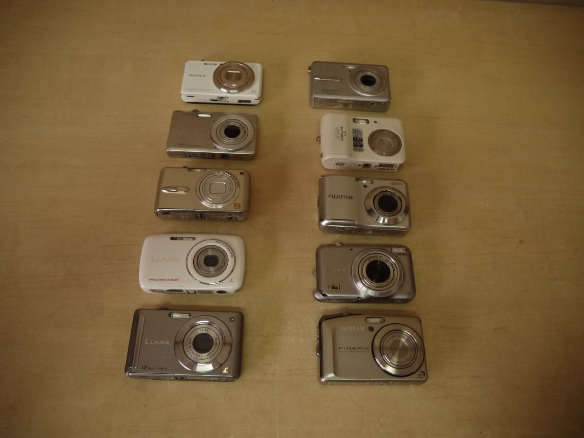 Panasonic DMC-S1/FS25など デジタルカメラ 計10台 動作未確認 ジャンク