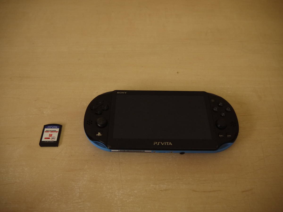 動作◎】PlayStation Vita PCH-2000 ブラック/ブルー - 携帯用ゲーム本体