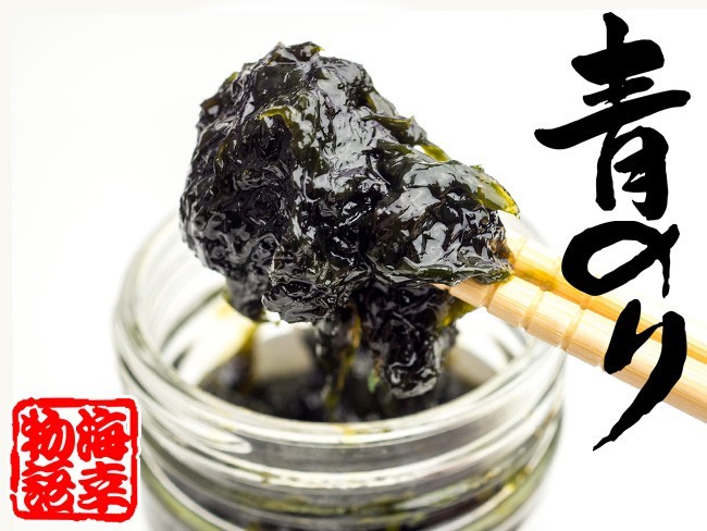  aonori seaweed. ....130g×3 piece [. monogatari ].. fragrance spread manner taste ... blue seaweed. tsukudani [ blue paste ] uniqueness. fragrance . vivid green color . feature. aonori seaweed 