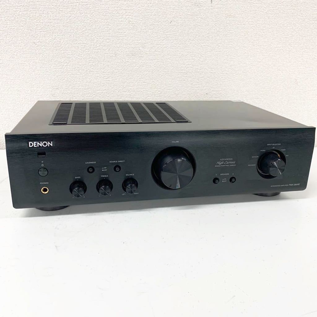 N-2】 DENON PMA-390RE プリメインアンプ ブラック 2015年製 デノン