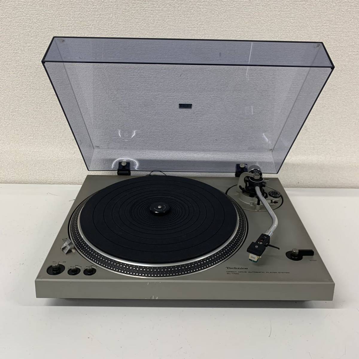 N2】 technics SL-1700 レコードプレーヤー 簡易動作チェック済 中古