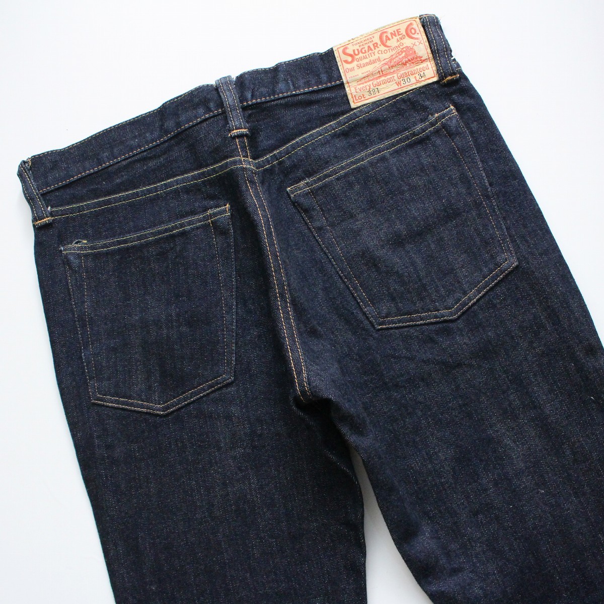 【 SUGAR CANE シュガーケーン 】Lot.321 14oz ブーツカット デニムパンツ 30 定価\18,480 紙パッチ レプリカ 東洋エンタープライズ 517_画像7