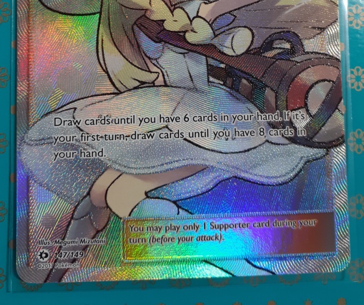 ポケカ 英語版 正規品 リーリエ 帽子 147/149 SR 海外版 ポケカ 英語版 正規品 リーリエ 帽子 147/149 SR 海外版
