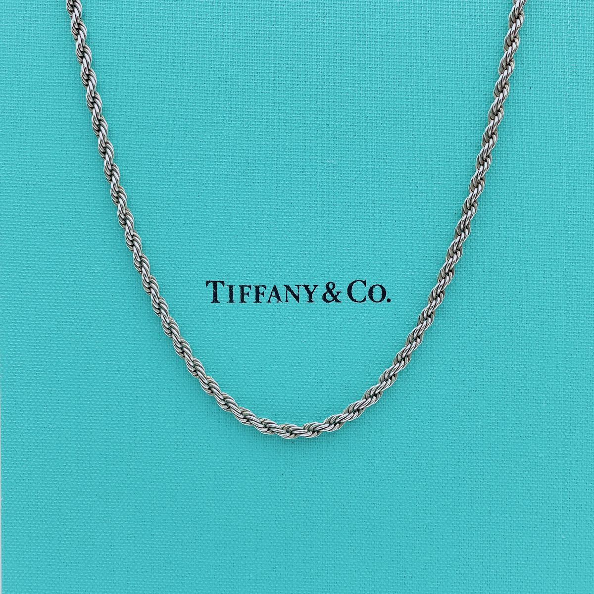 美品】Tiffany u0026 Co. 希少 ツイスト チェーン ネックレス-