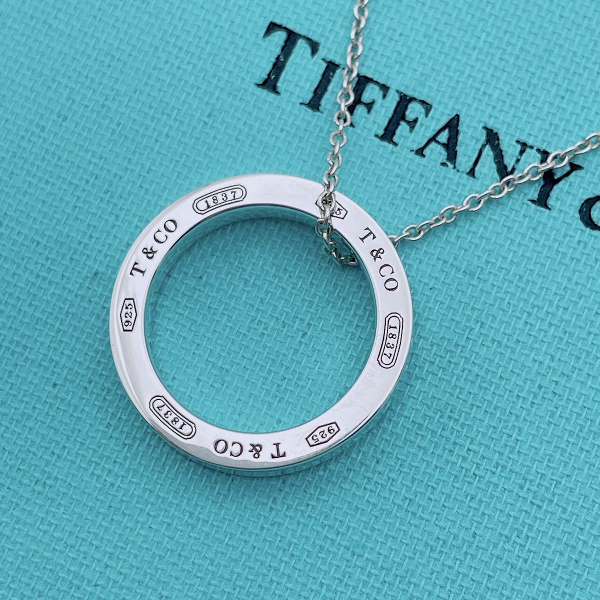 極美品】Tiffany & Co サークル ロゴ ネックレス リング｜PayPayフリマ