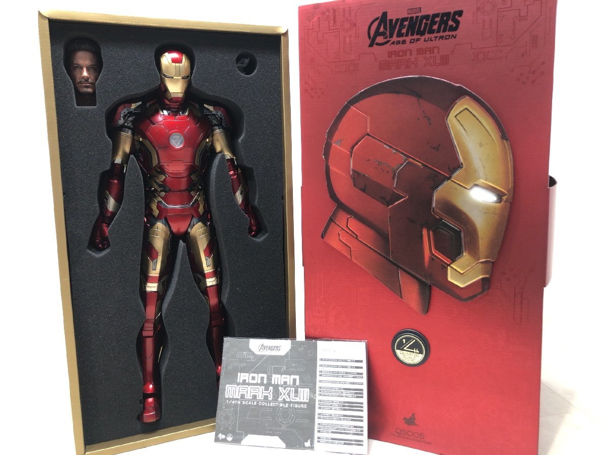 HOT TOYS ホットトイズ 1/4 クォータースケール アイアンマン マーク43 アベンジャーズ●E102T628_画像1