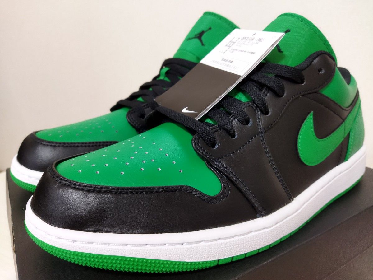 NIKE AIR JORDAN 1 LOW ナイキ エアジョーダン 1 ラッキーグリーン 28cm 新品未使用品