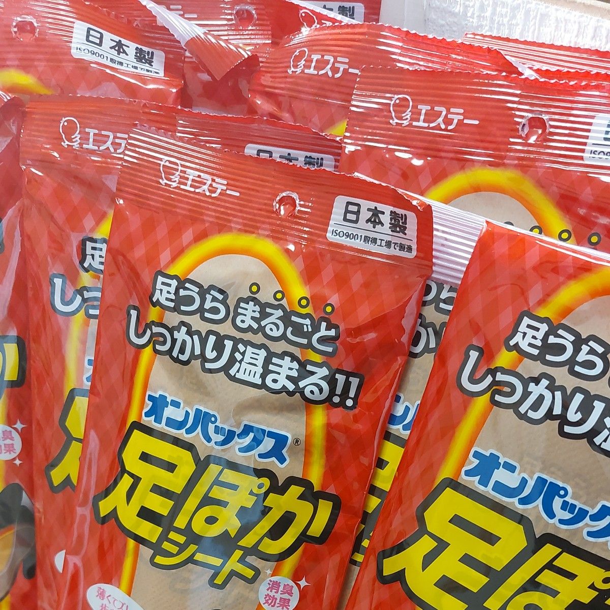 オンパックス 足ぽかシート8時間 3足入り×19袋