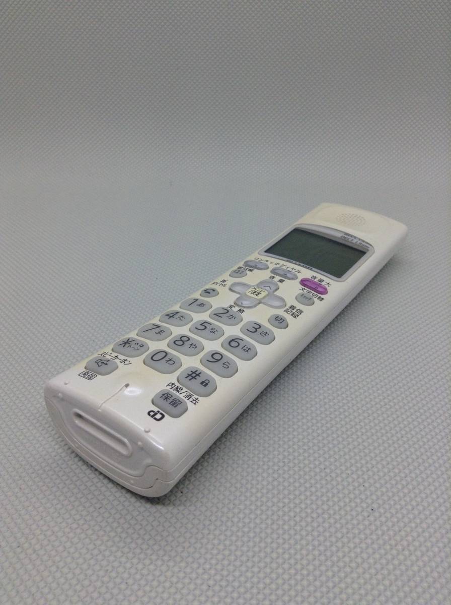 C35●SHARP シャープ 電話機 コードレス電話機 子機のみ JD-KS210V 充電台付き_画像4
