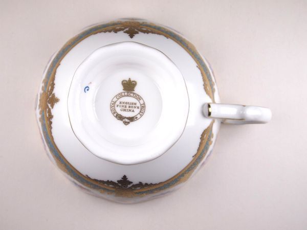 希少 ロイヤル クラウンダービー バッキンガムパレス ティー カップ&ソーサー 限定250 金彩22K Royal Crown Derby LIMITED EDITION LE-4_画像4