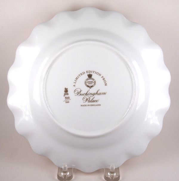 希少 ロイヤル クラウンダービー バッキンガムパレス プレート 20ｃｍ 限定500点 金彩22K Royal Crown Derby LIMITED EDITION RCD-LE-2_画像3