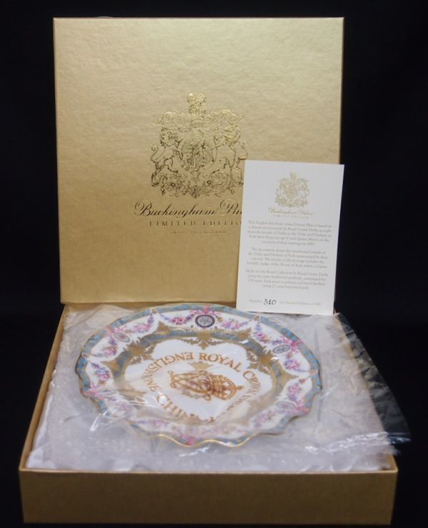 希少 ロイヤル クラウンダービー バッキンガムパレス プレート 20ｃｍ 限定500点 金彩22K Royal Crown Derby LIMITED EDITION RCD-LE-1_画像10