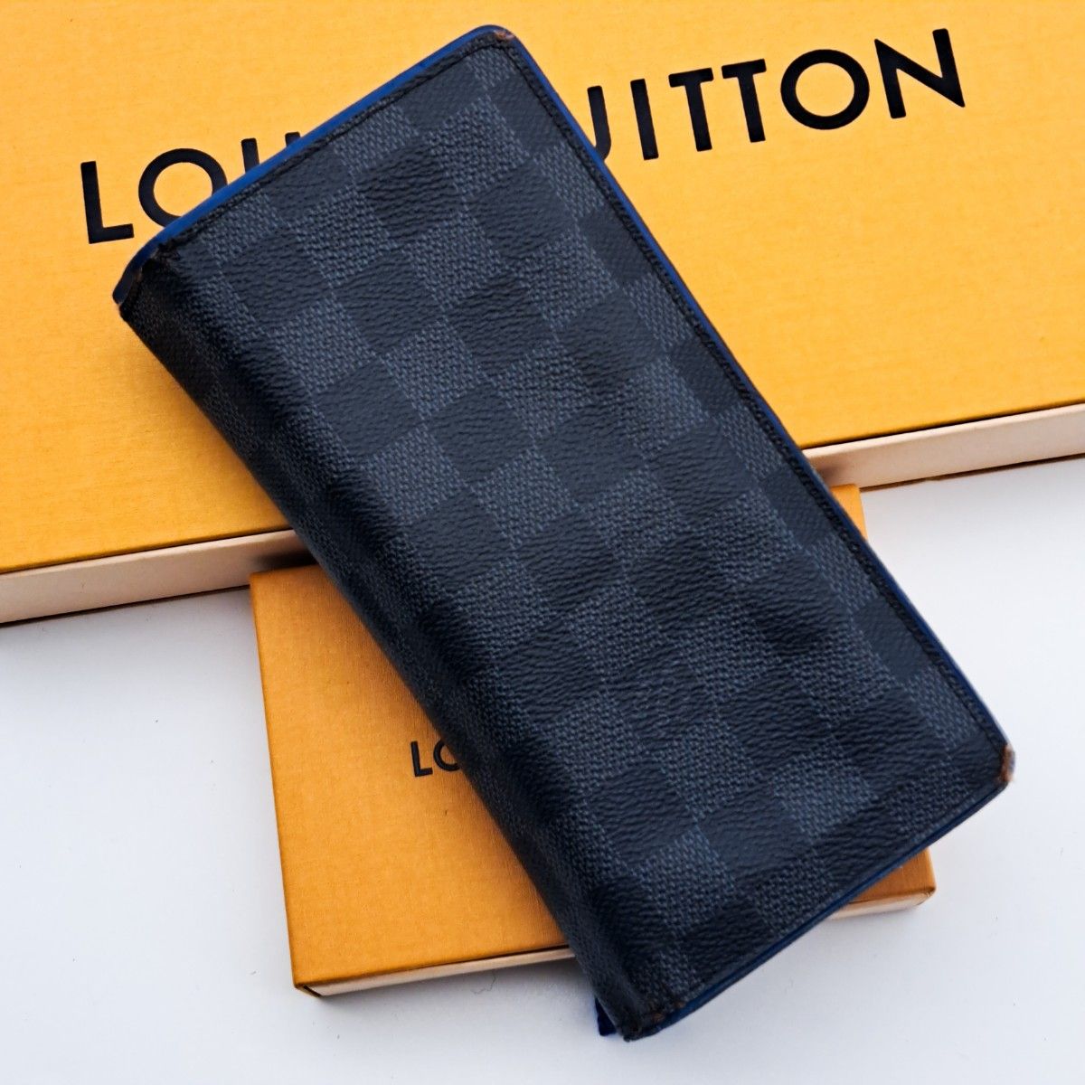 LOUIS VUITTON【極美品】 ダミエグラフィット ポルトフォイユブラザ