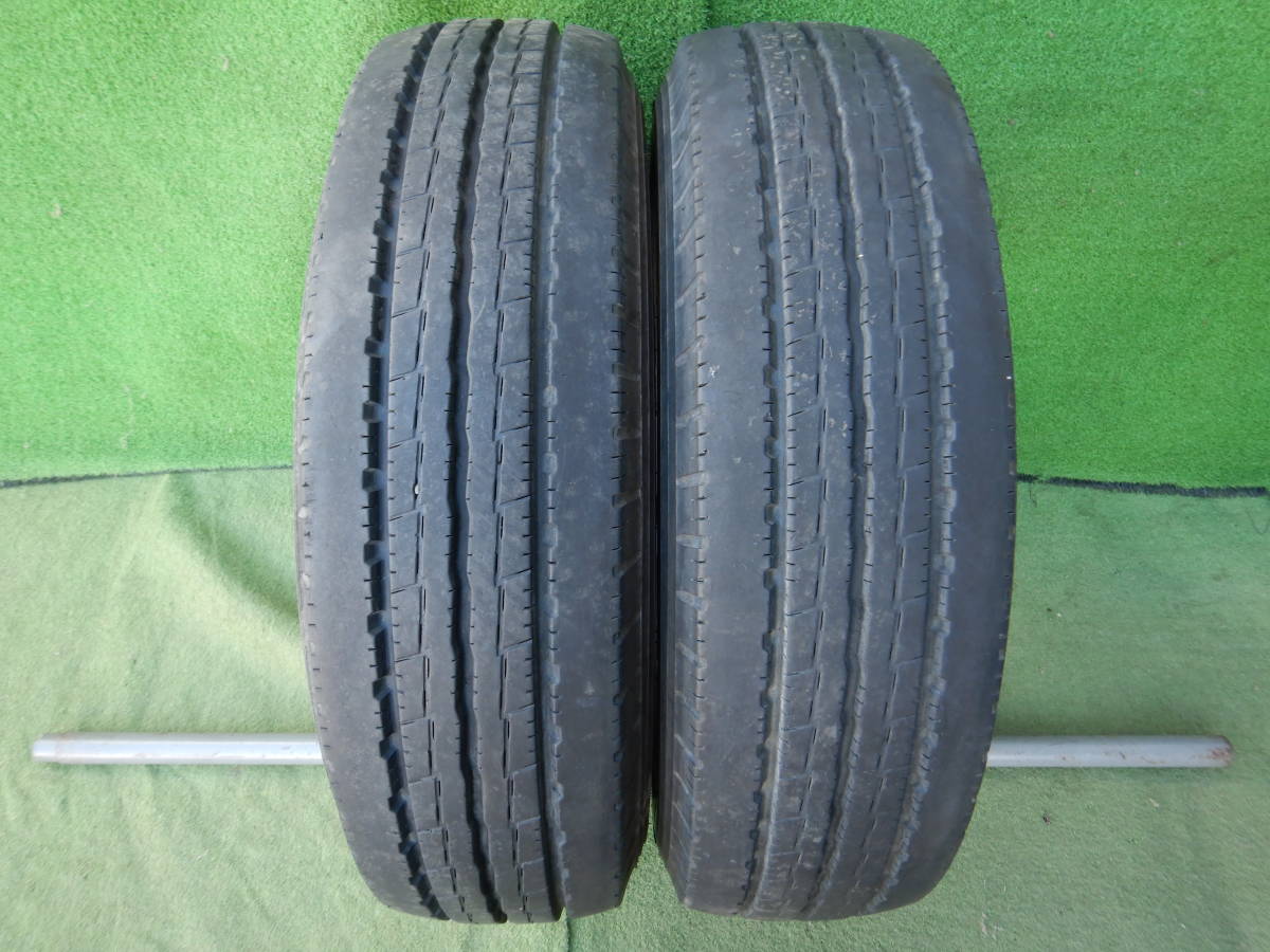 ★YOKOHAMA T151R★195/75R15 109/107L LT 12PR 残り溝:7部山以上(8.1mm以上) 2019年製 2本 MADE IN JAPAN