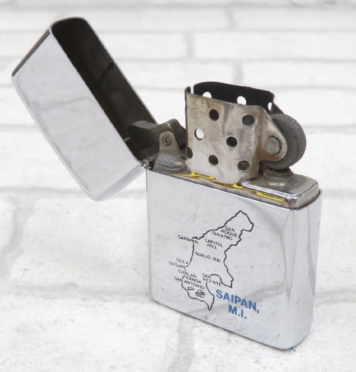 2A6655【クリックポスト対応】ZIPPO 筆記体ロゴ 77年製 ジッポライター サイパン 2A6655【クリックポスト対応】ZIPPO 筆記体ロゴ 77年製 ジッポライター サイパン