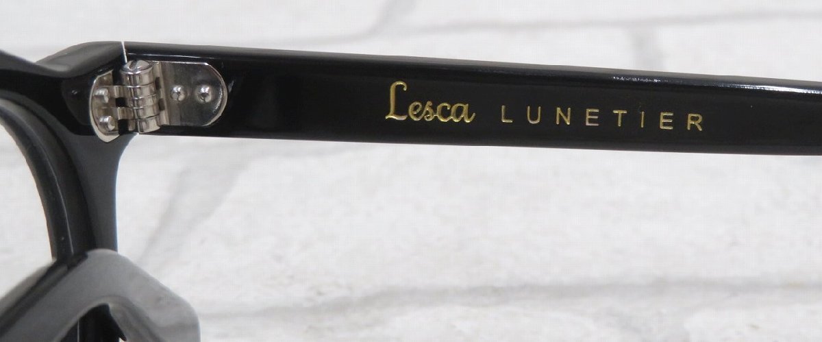 2A6664/未使用品 Lesca LUNETIER Mod.1964 レスカルネティエ 眼鏡 メガネ_画像4