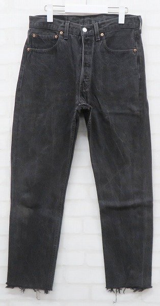 3P4355/リーバイス 501 ブラック 米国製 デニム ジャーナルスタンダードリメイク Levi's USA製_画像2