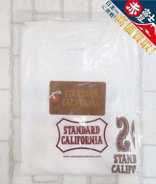 7T7007/未使用品 STANDARD CALIFORNIA SD 20TH ANNIVERSARY LOGO TEE スタンダードカリフォルニア Tシャツ 20周年の画像1
