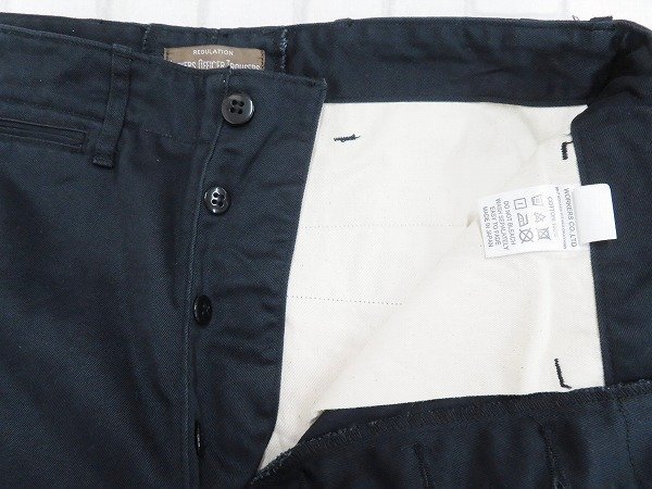 3P4429/WORKERS Officer Trousers Slim Type2 ワーカーズ オフィサートラウザーズ ワークチノパンツ_画像5