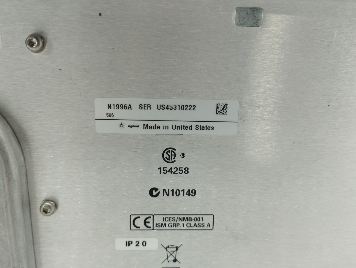 【現状渡し】N1996A CSAスペクトラム・アナライザ、100 kHz- 6 GHz KEYSIGHT / キーサイトの画像6