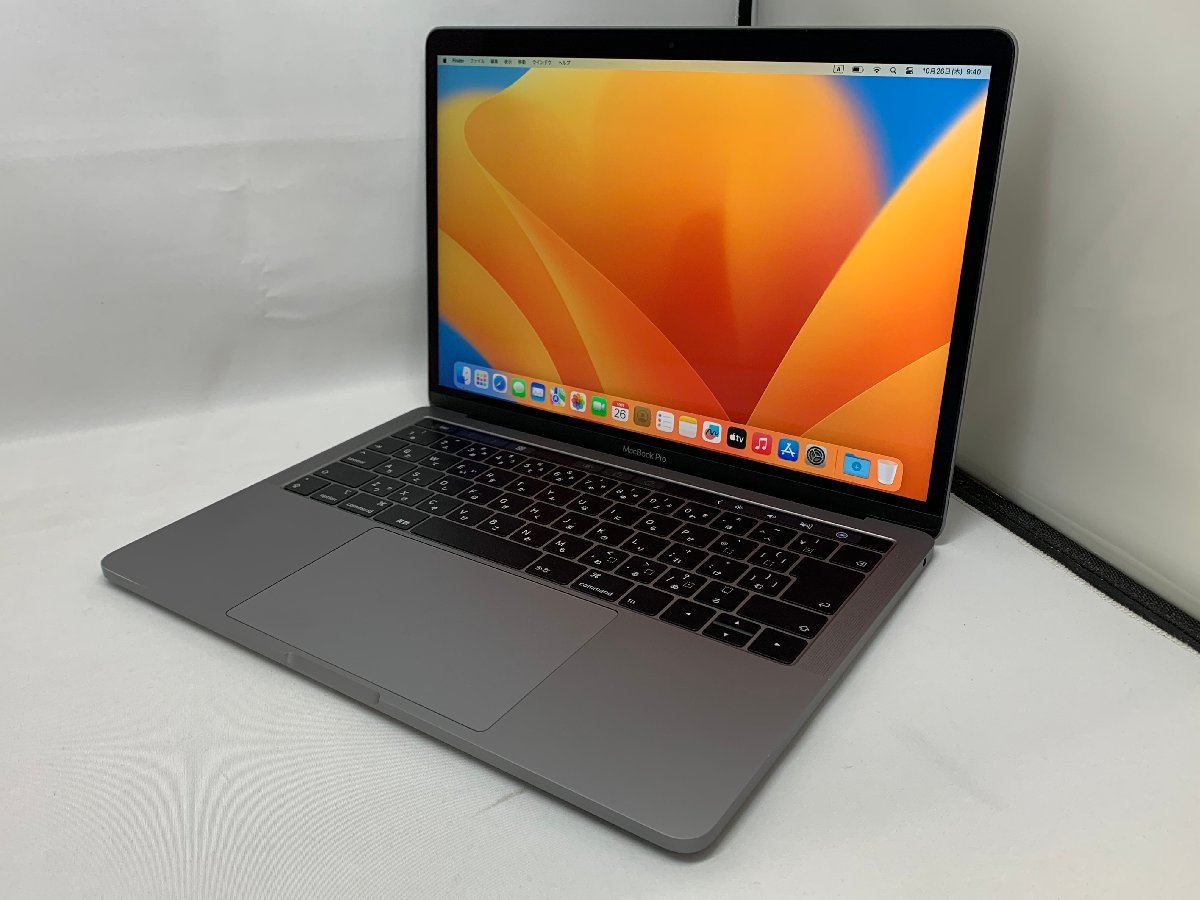 １円スタート！！ Apple MacBook Pro A2159 (13-inch, 2019, Two Thunderbolt 3 ports) スペースグレイ [Nmc]_画像1