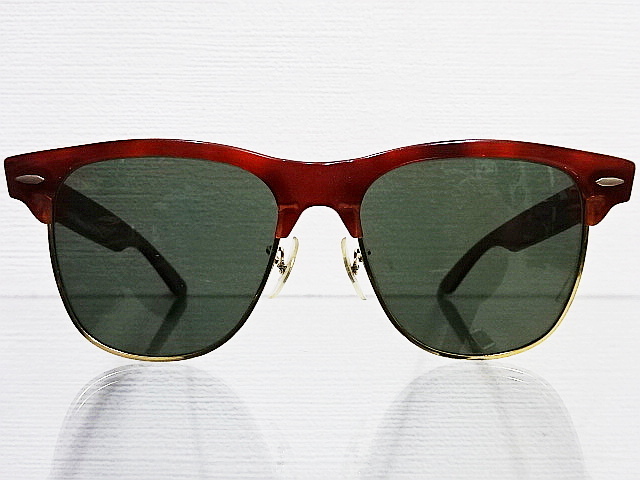 廃盤 良品 B&L レイバン USA 鼈甲調 RAYBAN 54mm ウェイファーラー