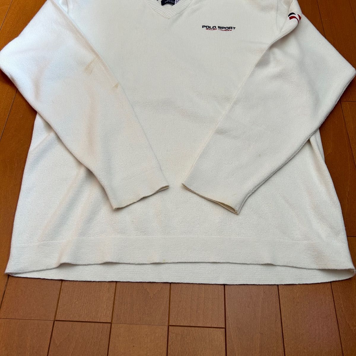 古着 90s Ralph Lauren POLO SPORT Vネック ニット