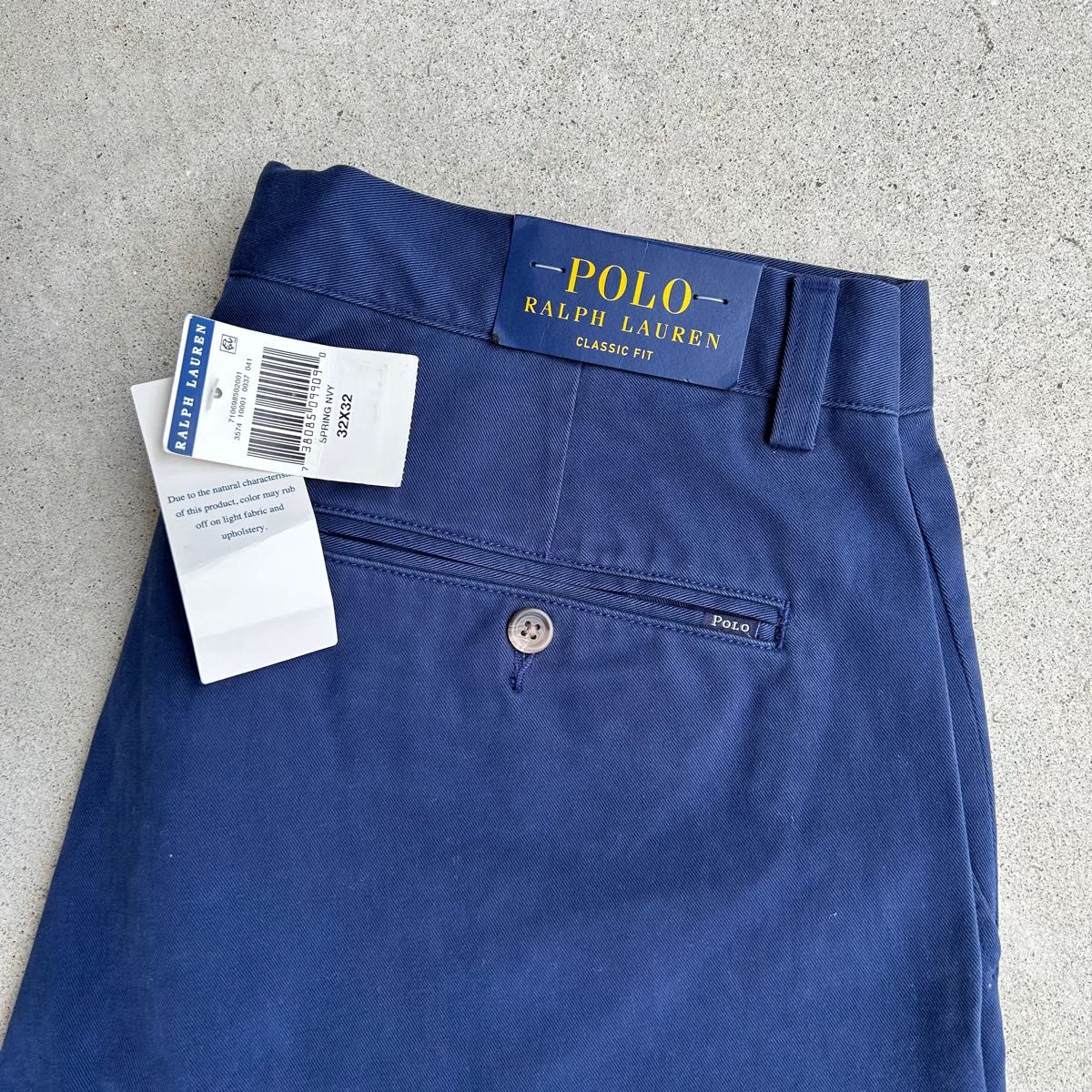新品 90s POLO Ralph Lauren チノパン ポロチノ W32 紺 Yahoo!フリマ
