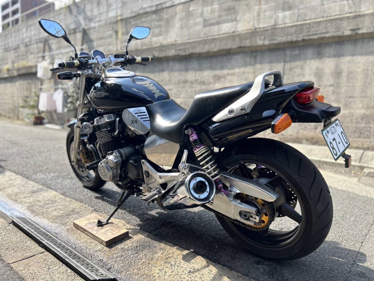 今月限定価格【車検有】 好調 試乗テスト済■ホンダ X4 X-4 SC38 X 4 検 CB1300SF XJR1300 ZRX1200 VMAX1200 ※バイクの下取り買取出来ます_画像6