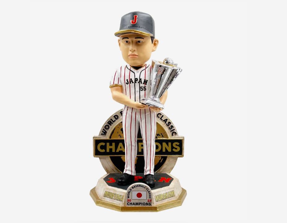 223個限定 村上宗隆 WBC優勝ボブルヘッド 侍JAPAN ヤクルトスワローズ ワールドベースボールクラシック