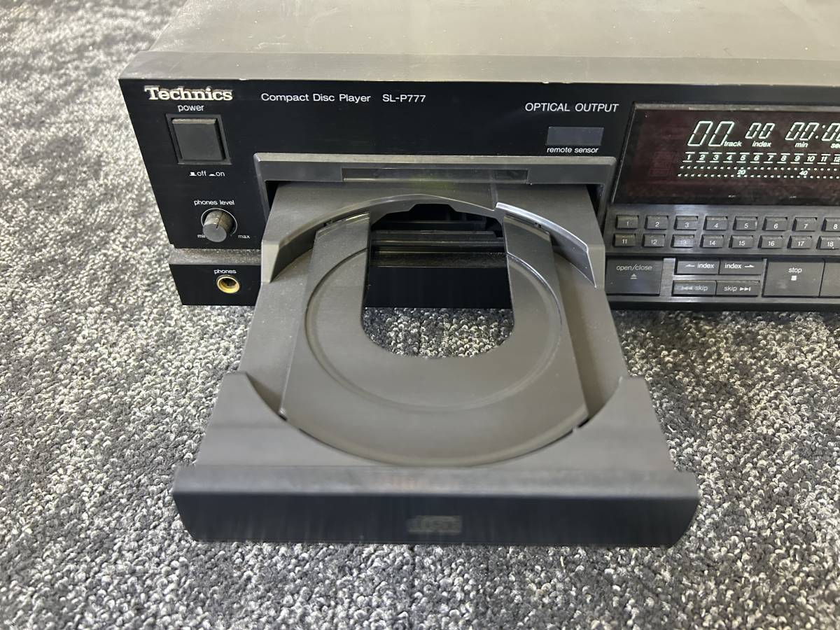 1000円スタート Technics テクニクス　CDデッキ　CDプレーヤー　SL-P777 ジャンク品 中古品 千円市場_画像4