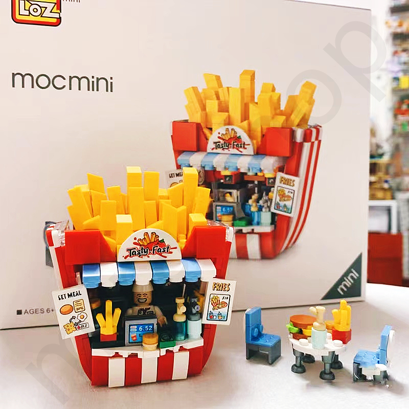 レゴ LEGO 互換 不可 LOZ ブロック 積木 ポテトショップ 可愛い 玩具 組立 手作り 男の子 女の子 子供大好き 知育玩具 親子交流_画像6