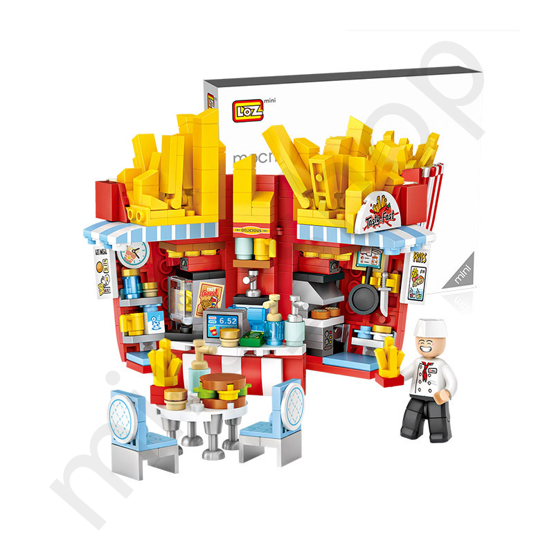 レゴ LEGO 互換 不可 LOZ ブロック 積木 ポテトショップ 可愛い 玩具 組立 手作り 男の子 女の子 子供大好き 知育玩具 親子交流_画像7