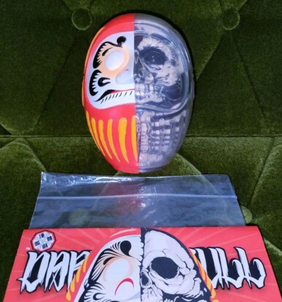 DARUMA SKULL SECRETBASE　舐達麻　ダルマ　達磨　ヒップホップ　hiphop　入墨　ソフビ IZUMONSTER mvh hxs ZOLLMEN リアルヘッド RHND_画像1