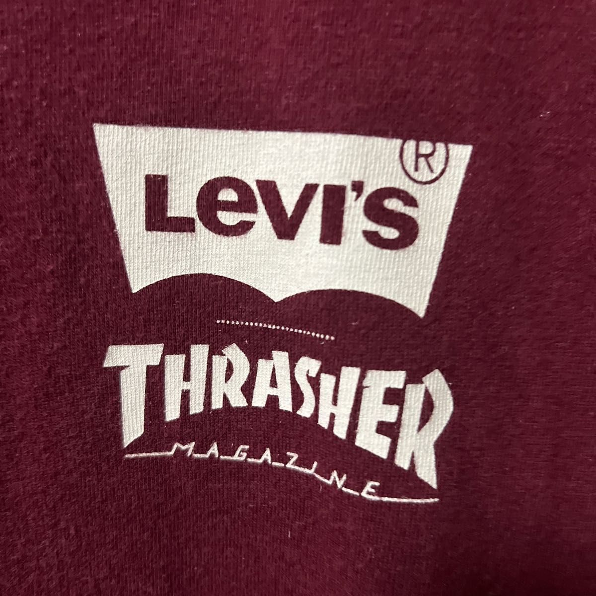 [韓国限定]Levi’s × THRASHER Tシャツ(検:X-LARGE PALACE HUF STUSSY パーカー パンツ