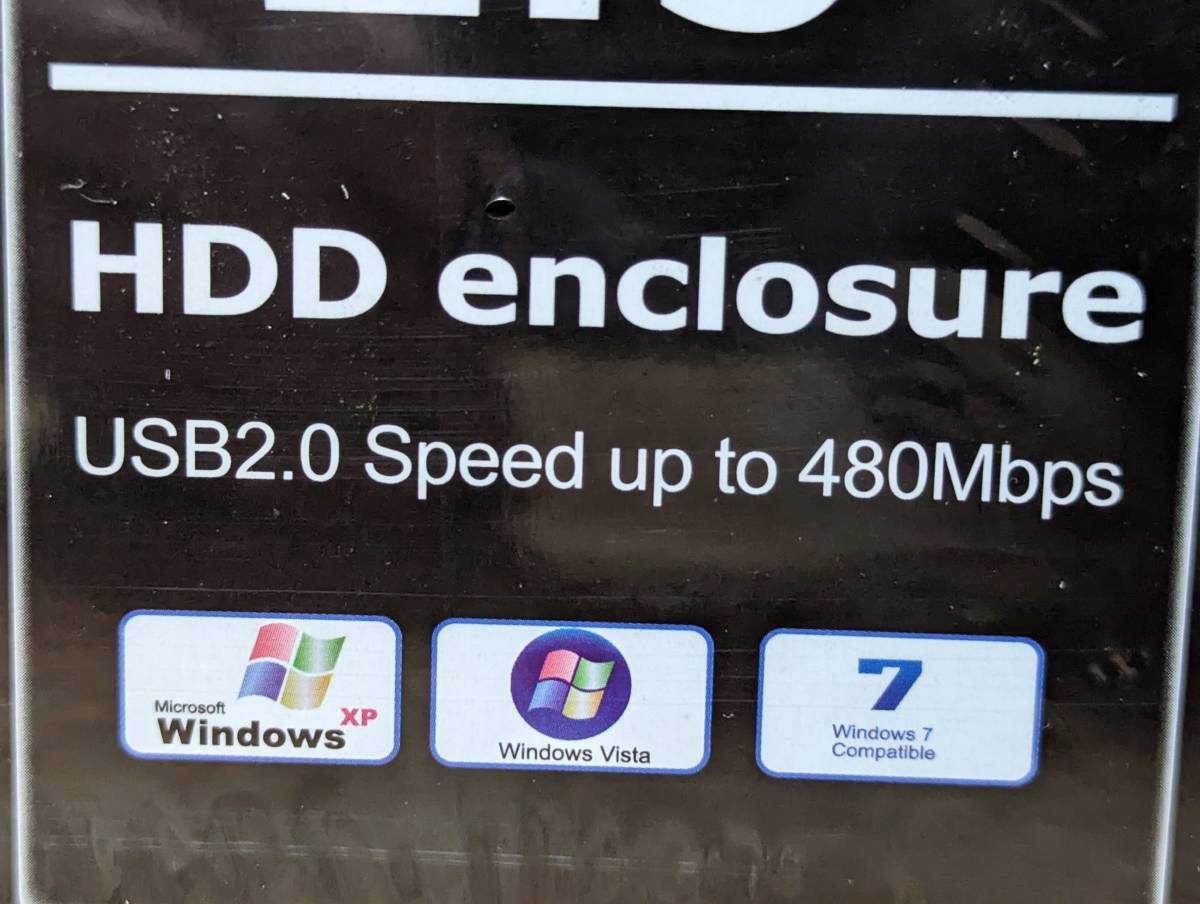 ジャンク品★2.5 Inch Hard Drive Enclosure　 USB2.0 HDD☆C-15_画像3