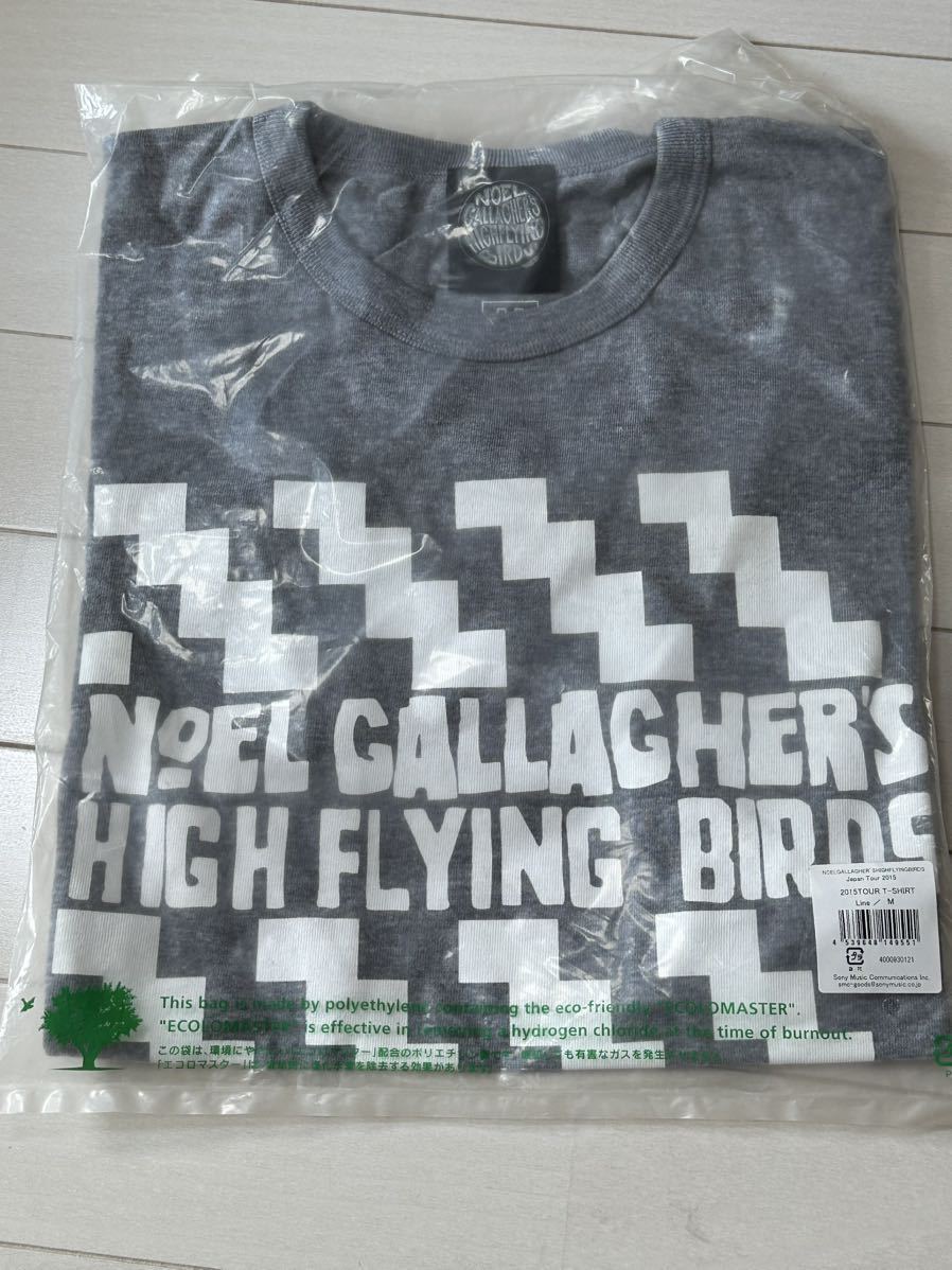 noel gallagher's high flying birds 新品ツアーTシャツ サイズM ノエル・ギャラガー oasis liam 灰