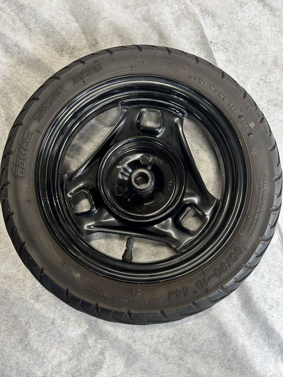 スズキ純正部品 レッツ4リヤホイール タイヤ付き 80/90-10 CA41A CA43A