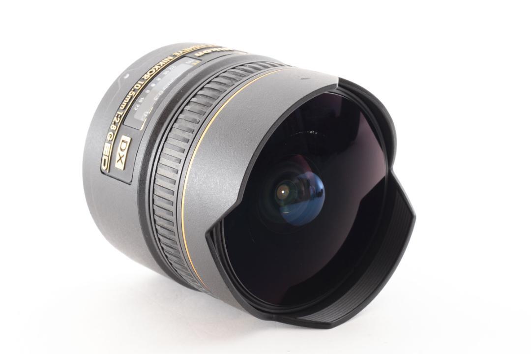 【F2125】Nikon AF Fisheye NIKKOR 10.5mm F2.8 ニコン フィッシュアイ_画像4